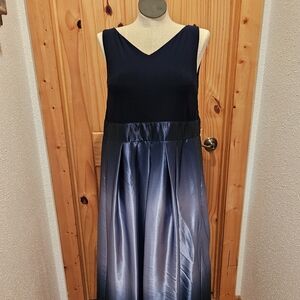 Blue bridesmaid or maid of honor or prom dress
